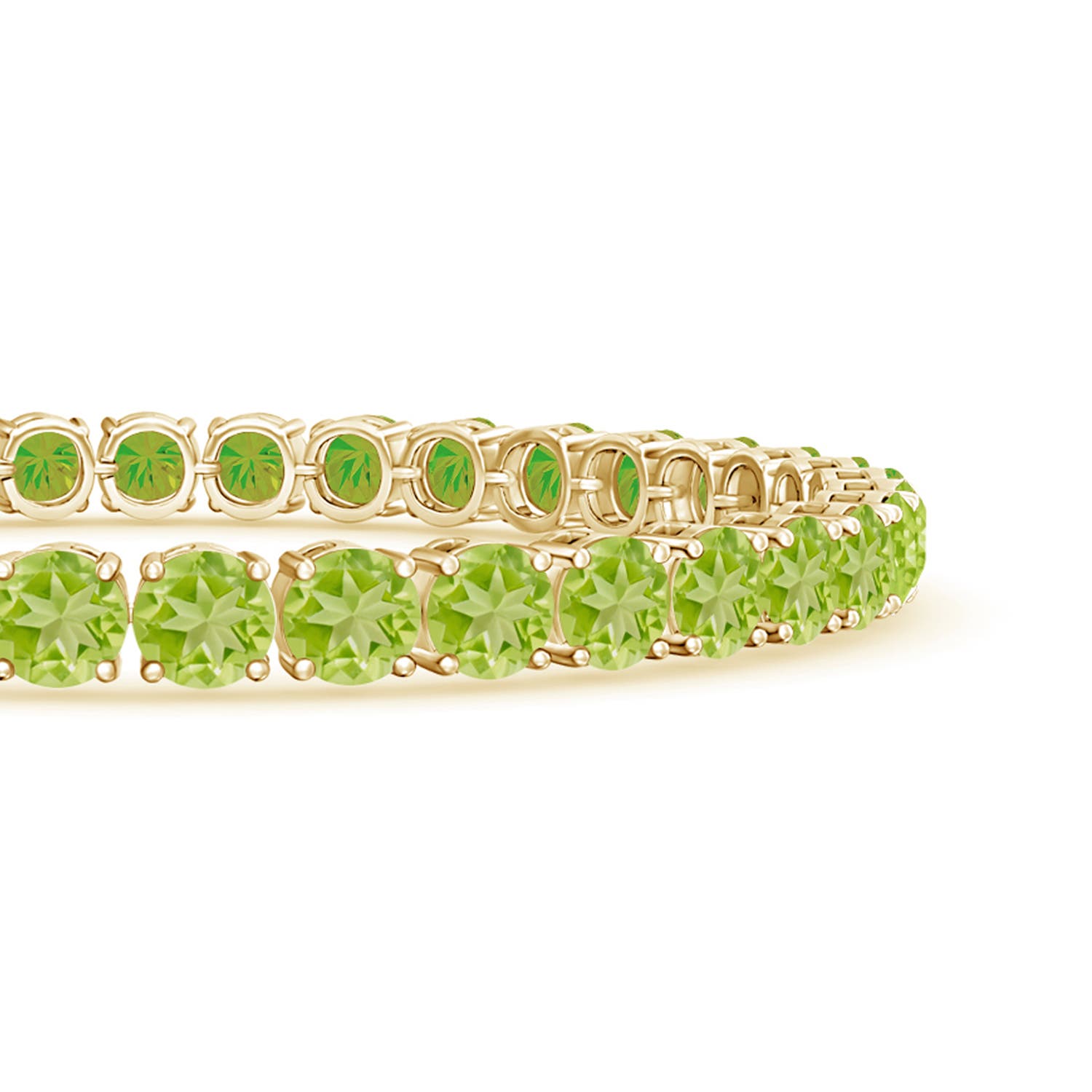 AA - Peridot / 19.25 CT / 14 KT Yellow Gold