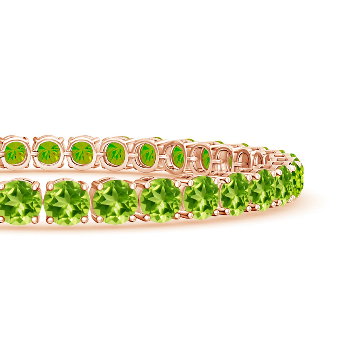 AAA - Peridot / 19.25 CT / 14 KT Rose Gold