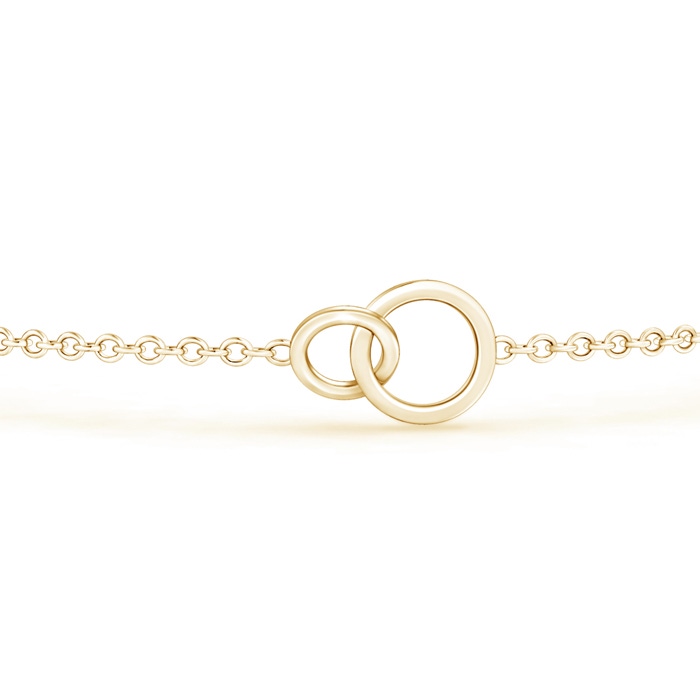 70 Lobster Claw Intertwined Open Circle Link Bracelet in Yellow Gold product image