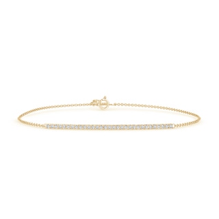 1.1mm GVS2 Diamond Bar Bracelet in Yellow Gold