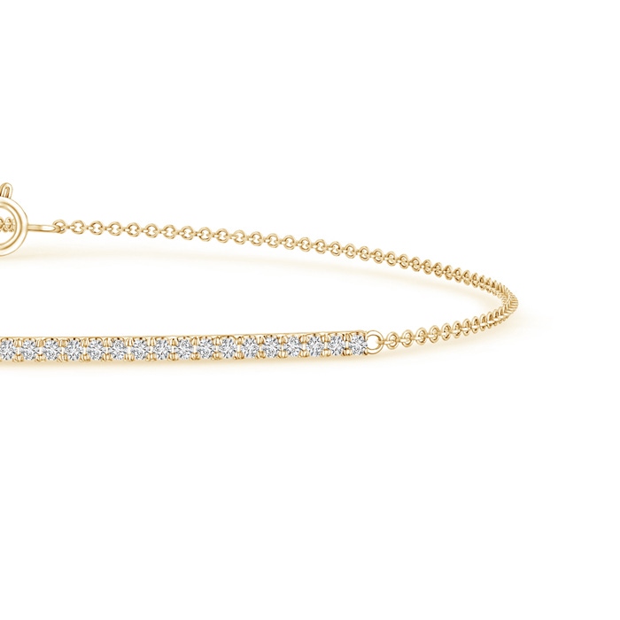 1.1mm HSI2 Diamond Bar Bracelet in Yellow Gold product image