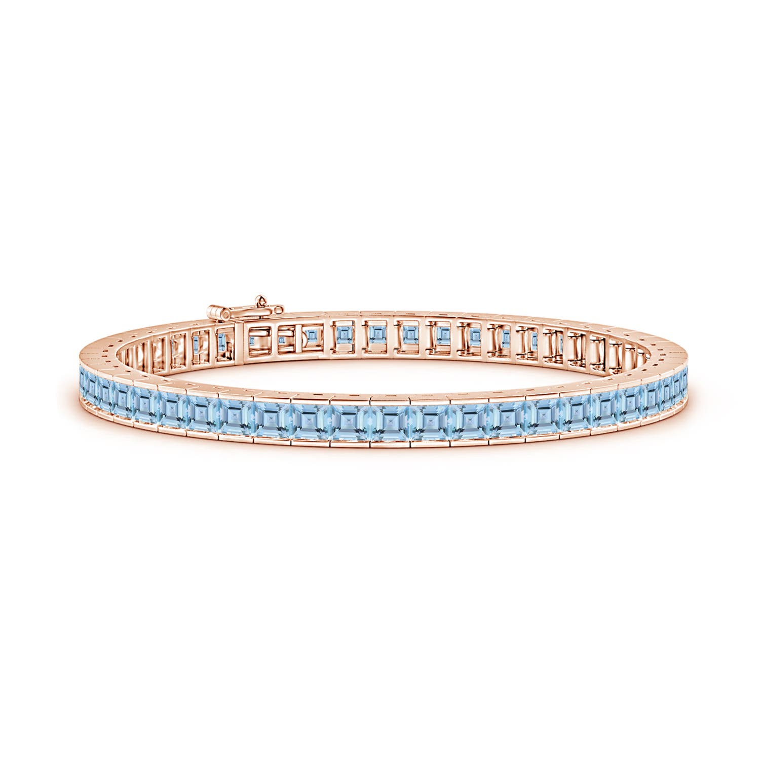 AAAA - Aquamarine / 11 CT / 14 KT Rose Gold