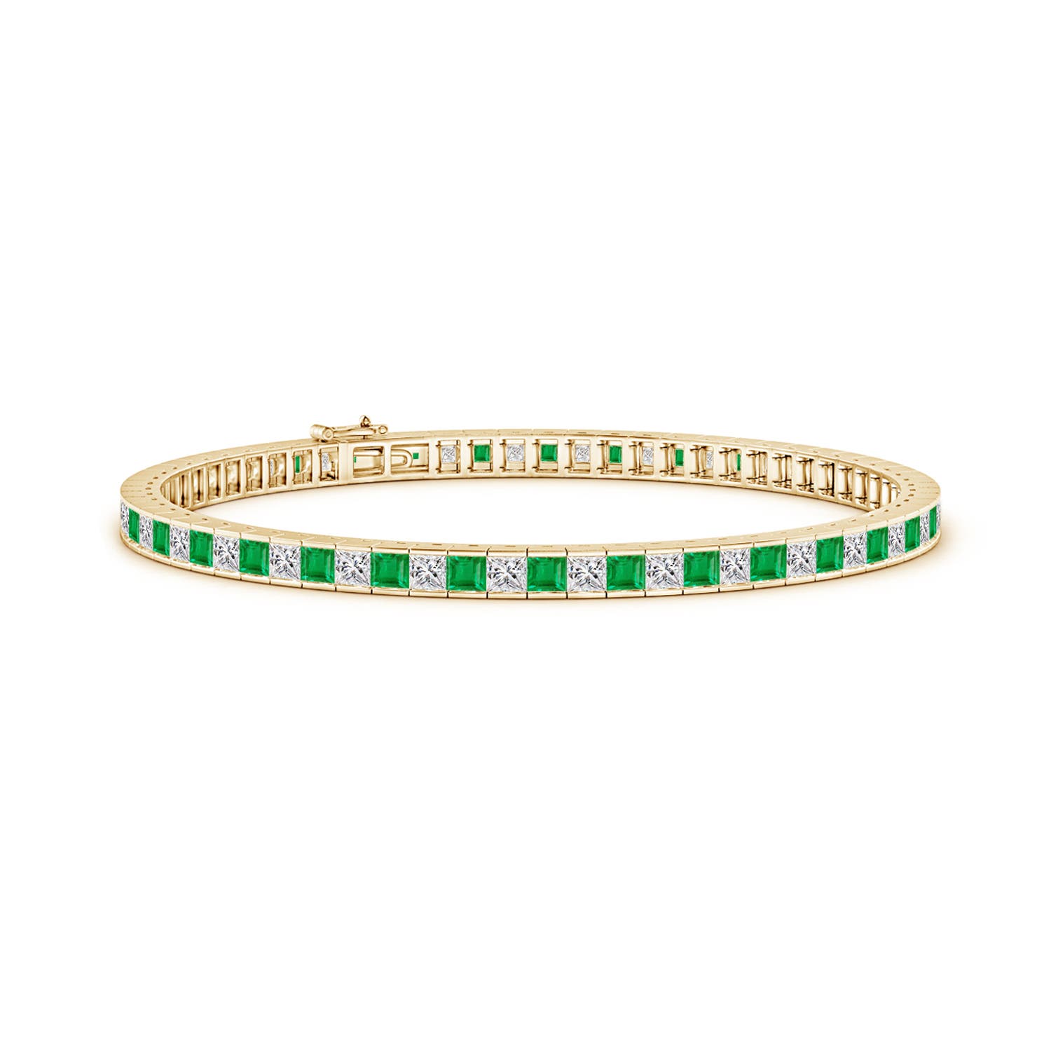 AA - Emerald / 5.07 CT / 14 KT Yellow Gold