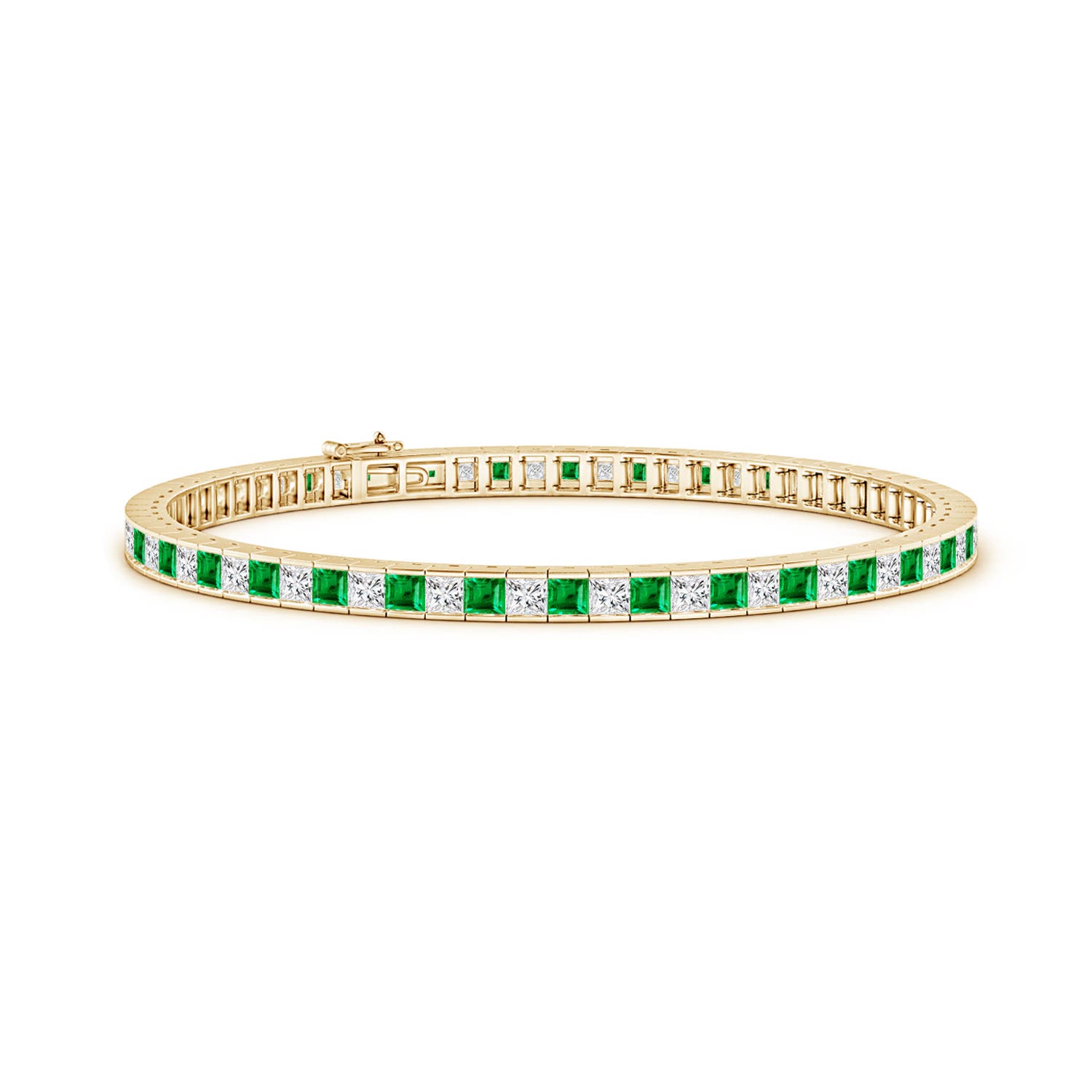 AAA - Emerald / 5.07 CT / 14 KT Yellow Gold