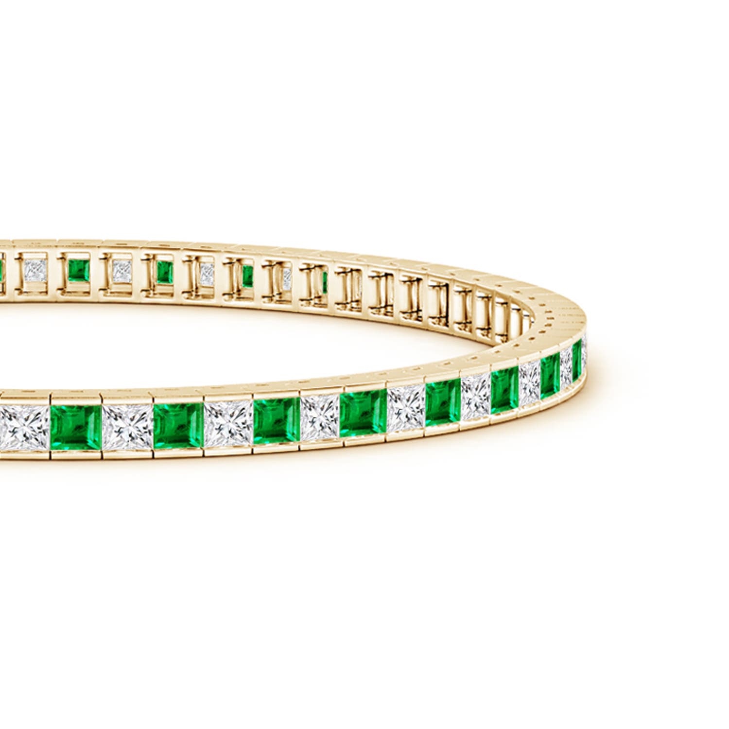 AAA - Emerald / 5.07 CT / 14 KT Yellow Gold