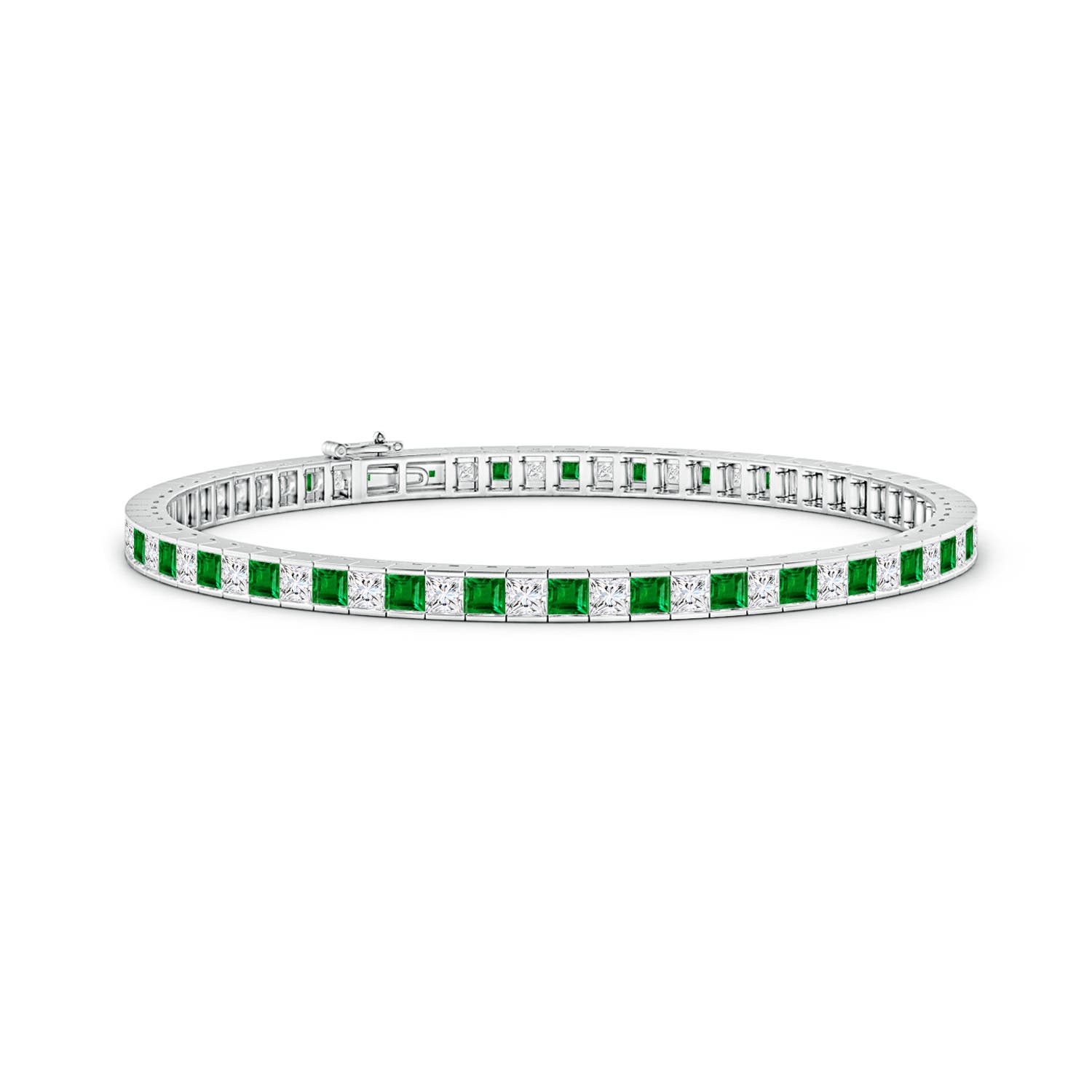 AAAA - Emerald / 5.07 CT / 14 KT White Gold