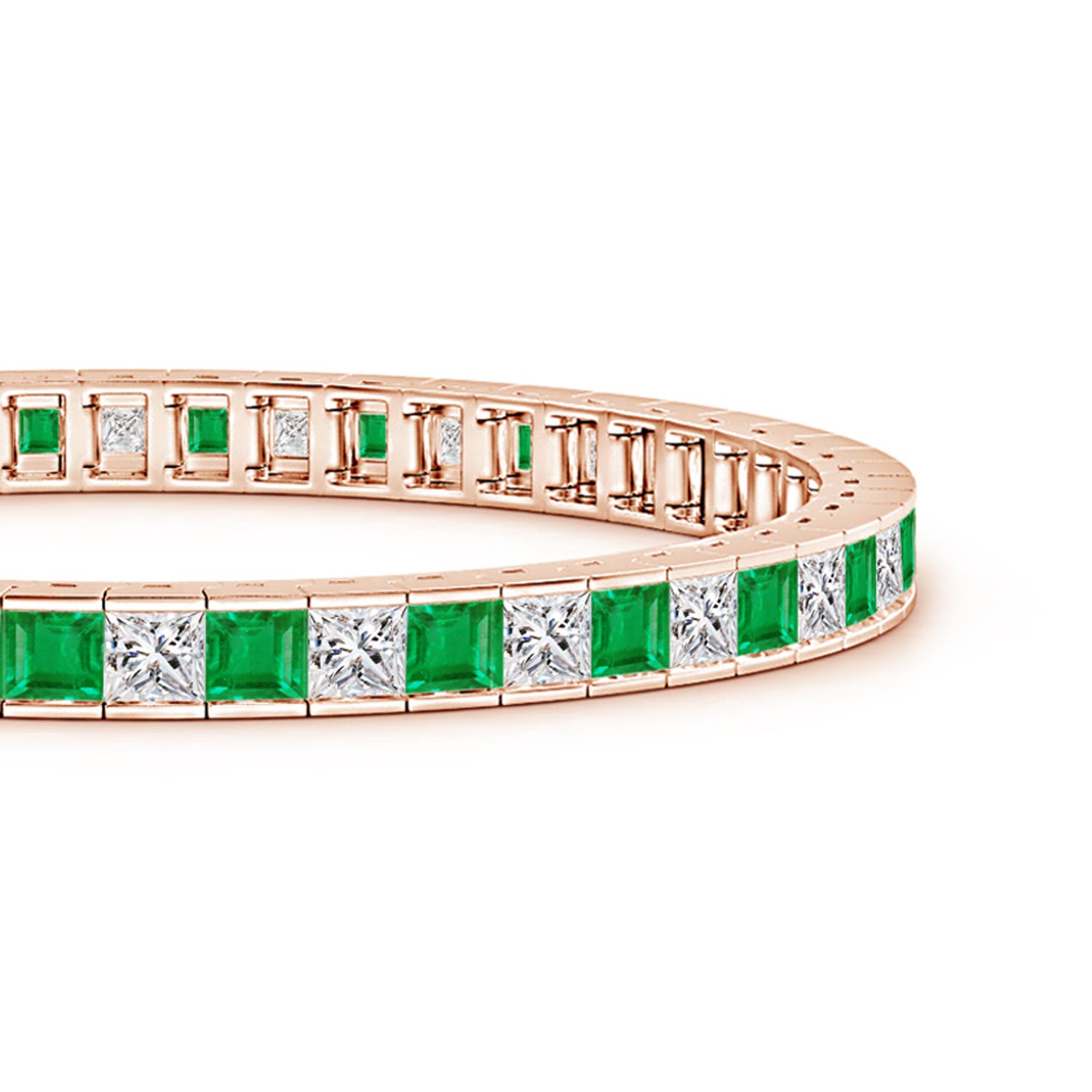 AA - Emerald / 8.98 CT / 14 KT Rose Gold