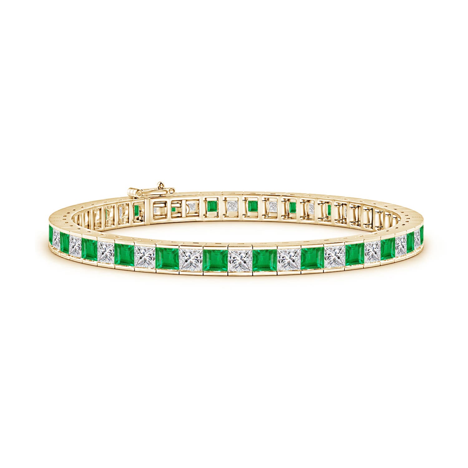 AA - Emerald / 8.98 CT / 14 KT Yellow Gold