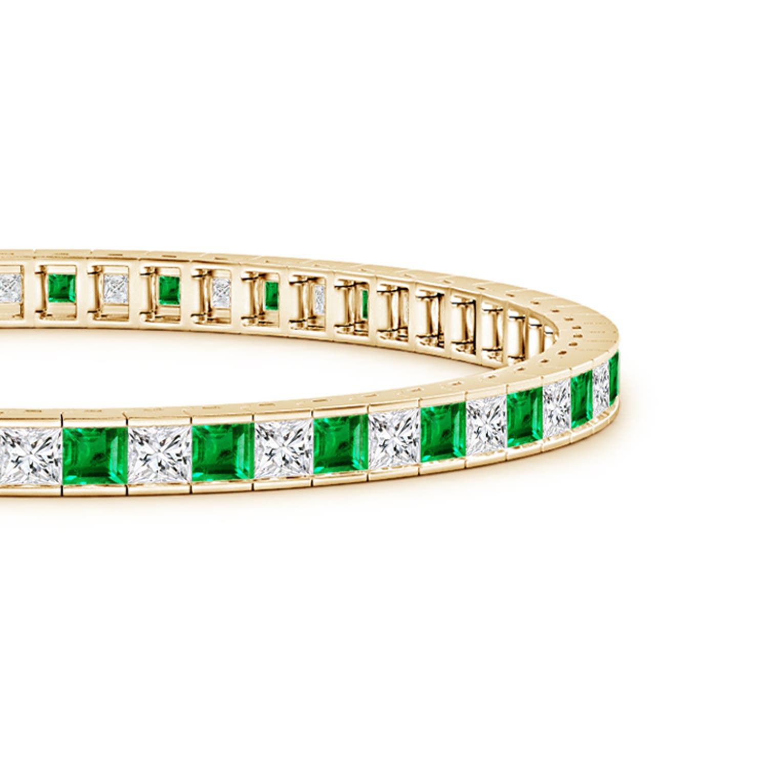 AAA - Emerald / 7.4 CT / 14 KT Yellow Gold