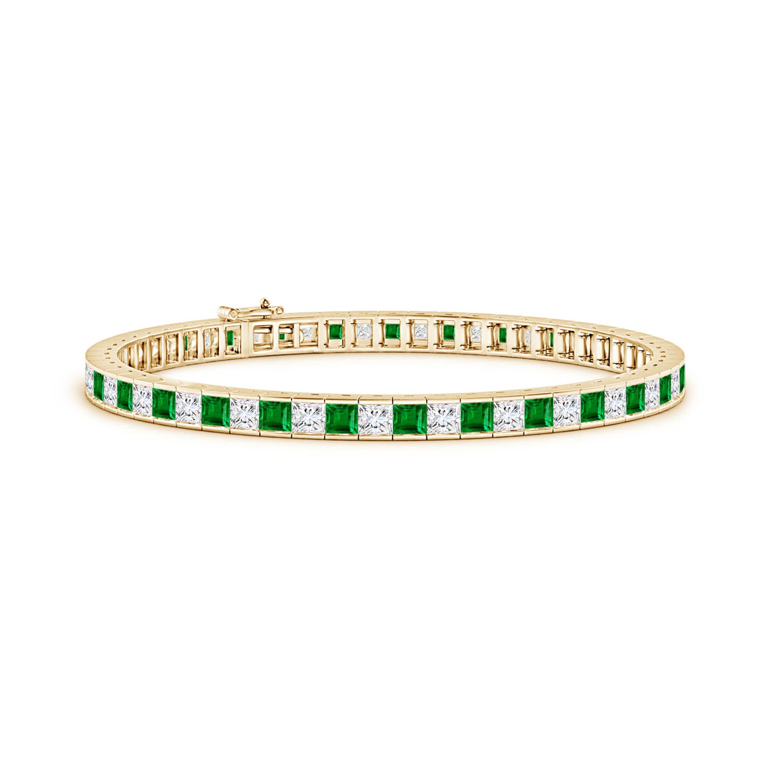 AAAA - Emerald / 7.4 CT / 14 KT Yellow Gold