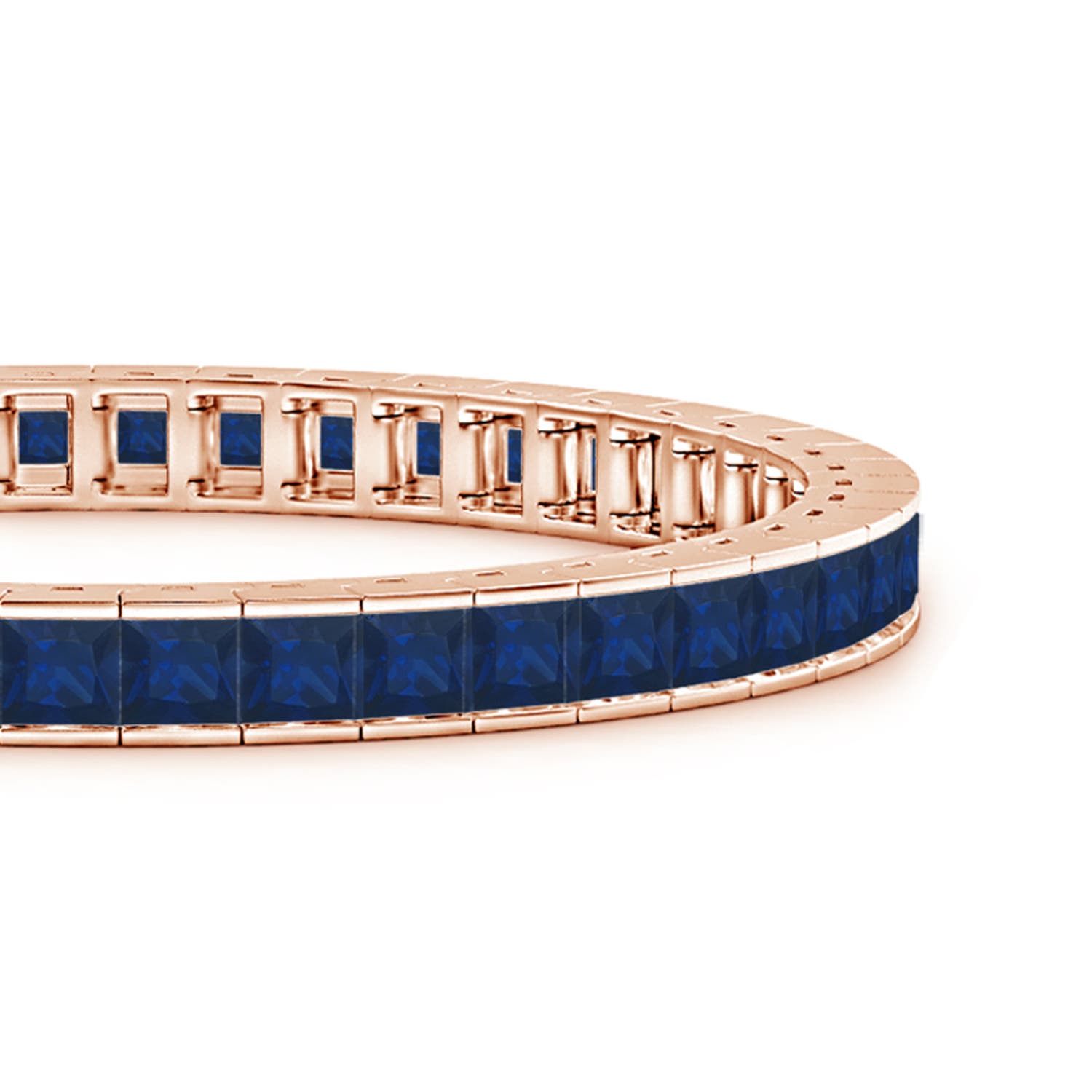 AA - Blue Sapphire / 23.2 CT / 14 KT Rose Gold