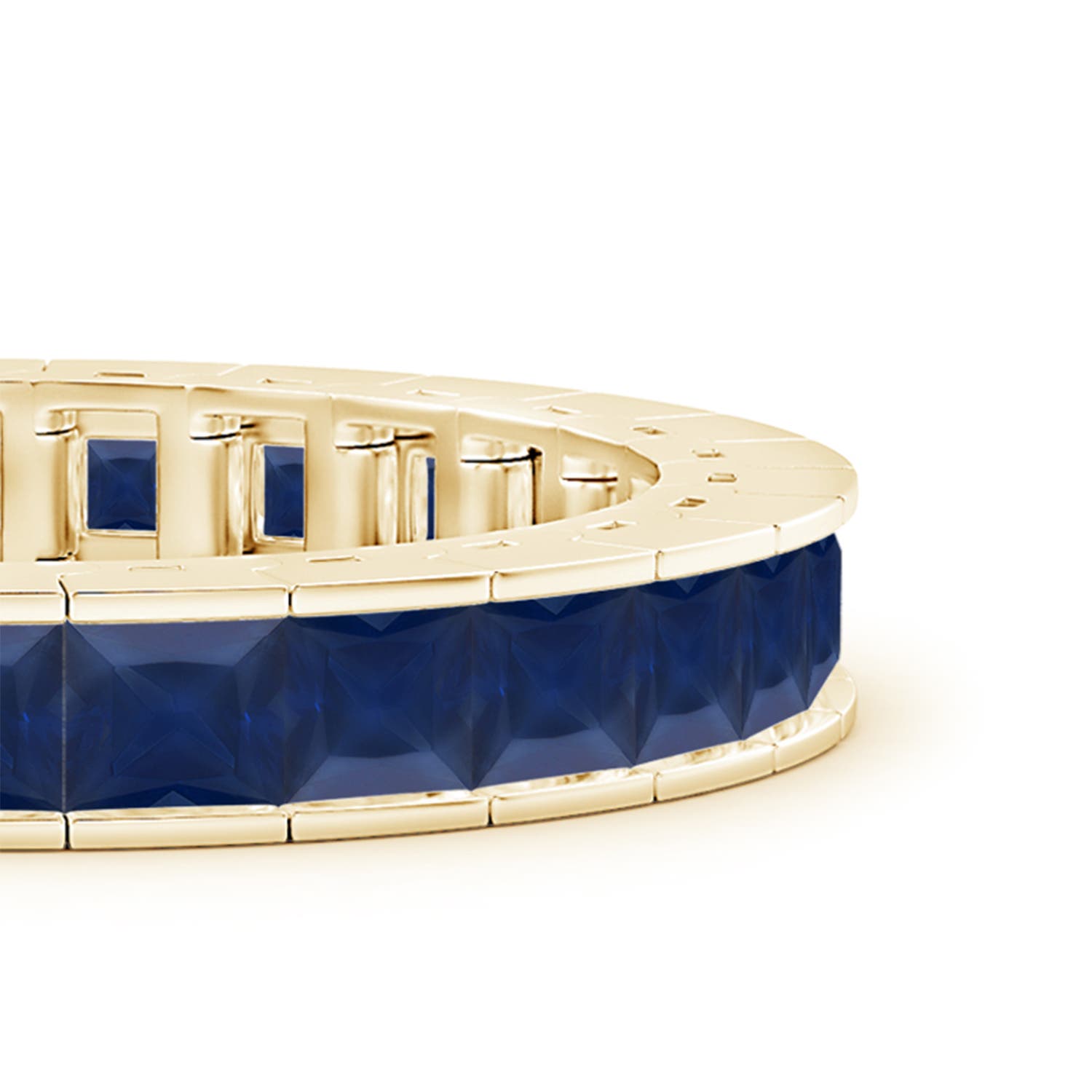 A - Blue Sapphire / 48 CT / 14 KT Yellow Gold