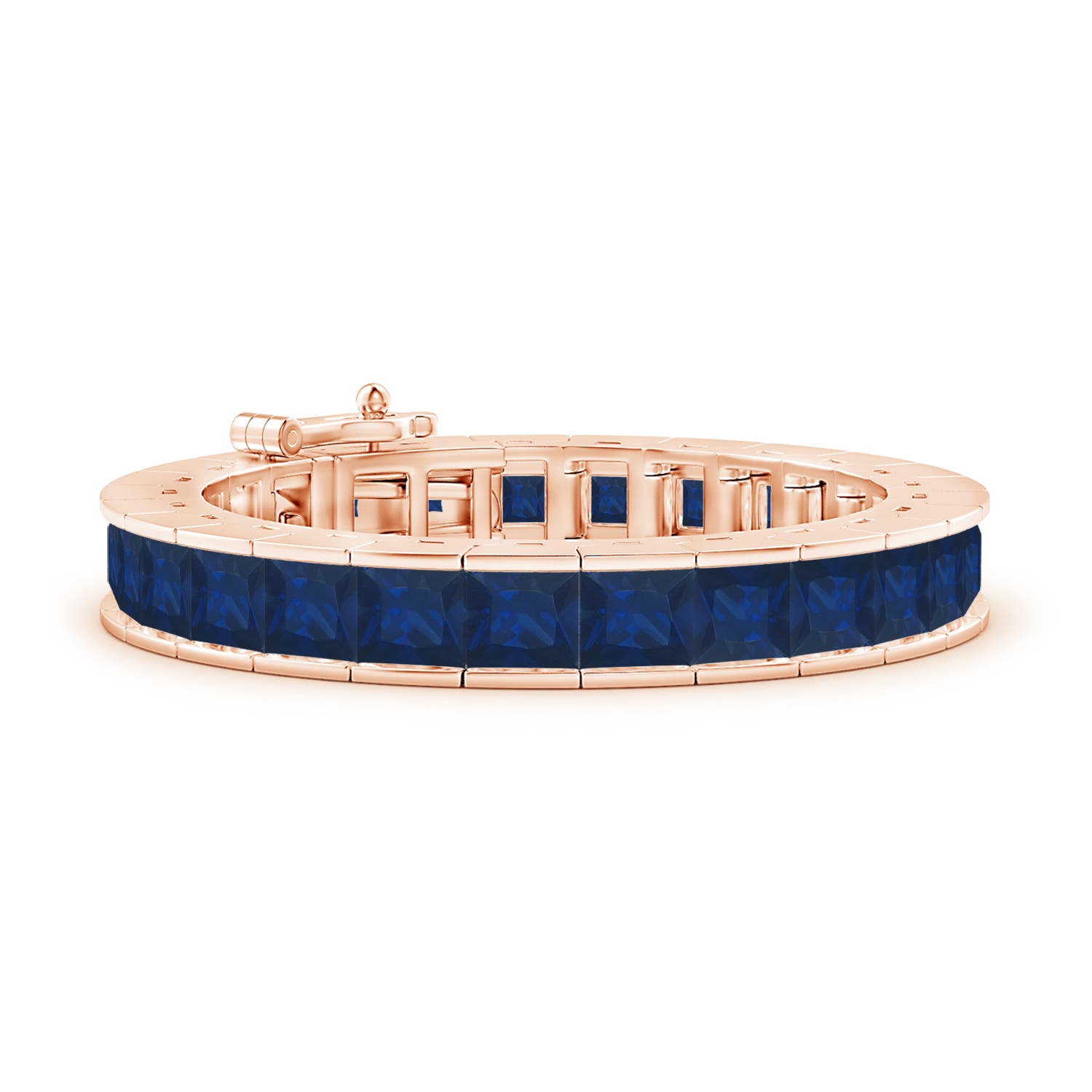 AA - Blue Sapphire / 48 CT / 14 KT Rose Gold