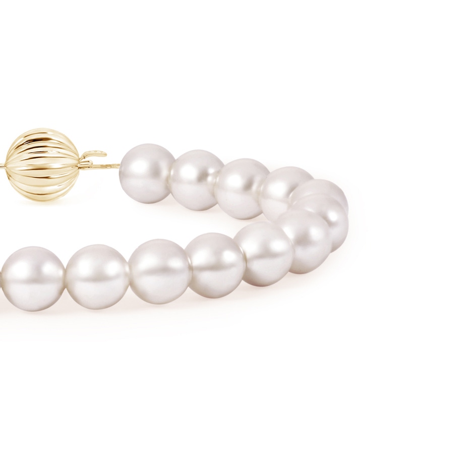 9mm AAA Classic South Sea Pearl Single Strand Bracelet in Yellow Gold product image