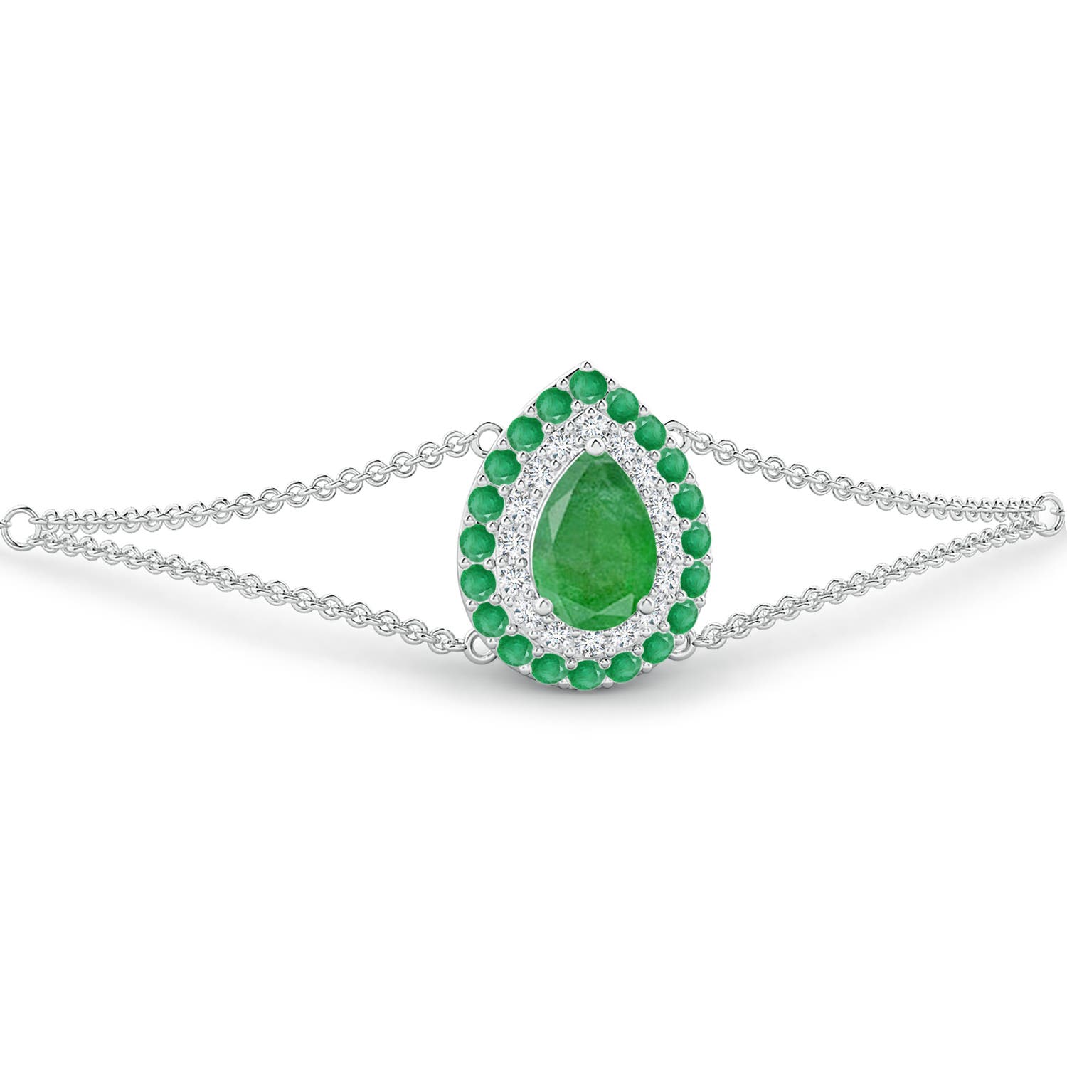 A - Emerald / 1.06 CT / 14 KT White Gold