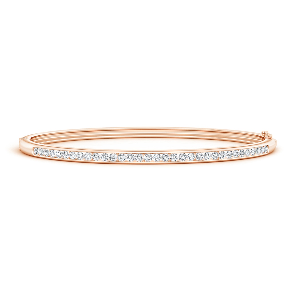1.95mm GVS2 Classic Channel-Set Round Diamond Bangle in Rose Gold