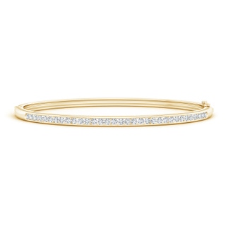 1.95mm GVS2 Classic Channel-Set Round Diamond Bangle in Yellow Gold