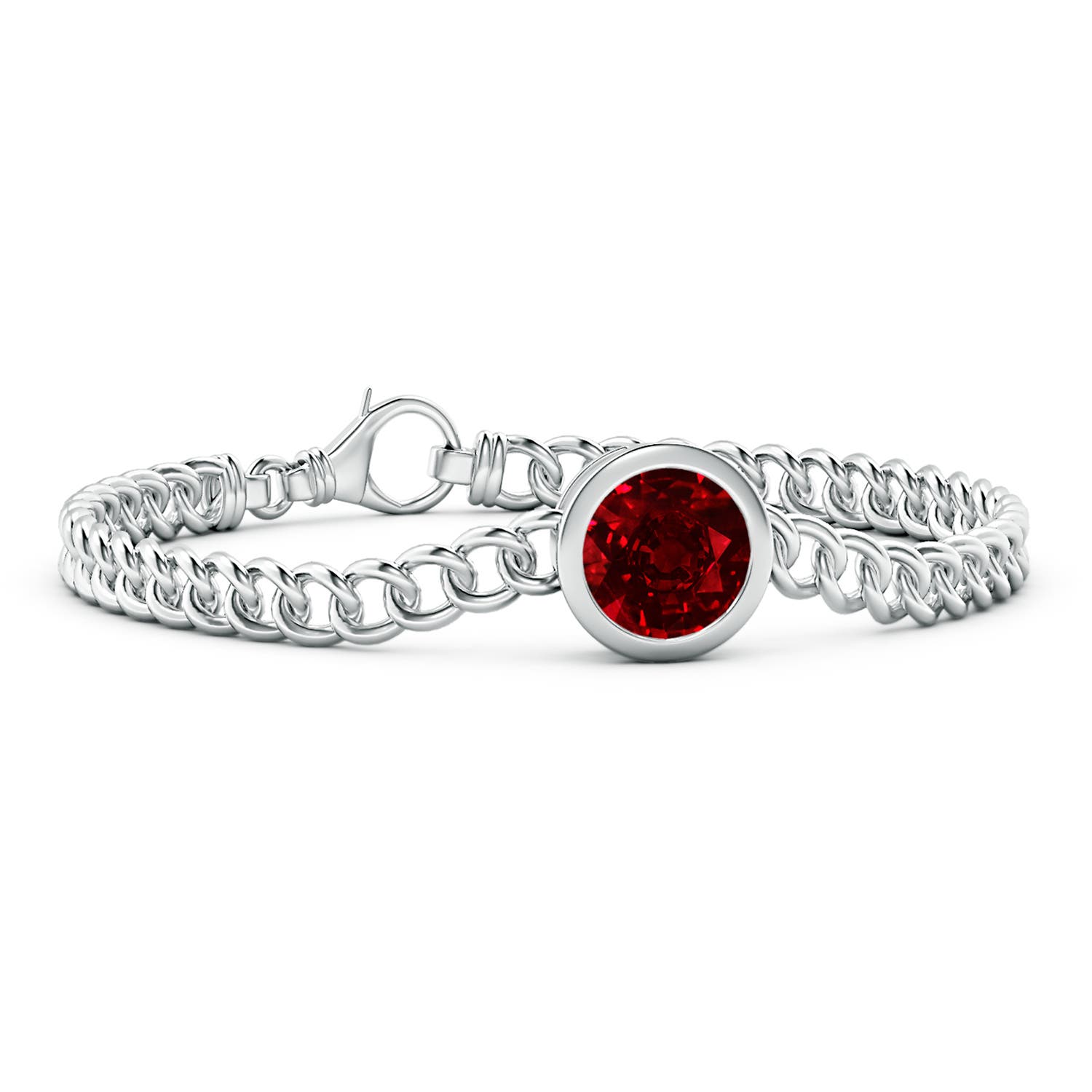 Ruby White Gold Bracelets