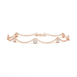 Stackables Rose Gold Diamond Bracelets