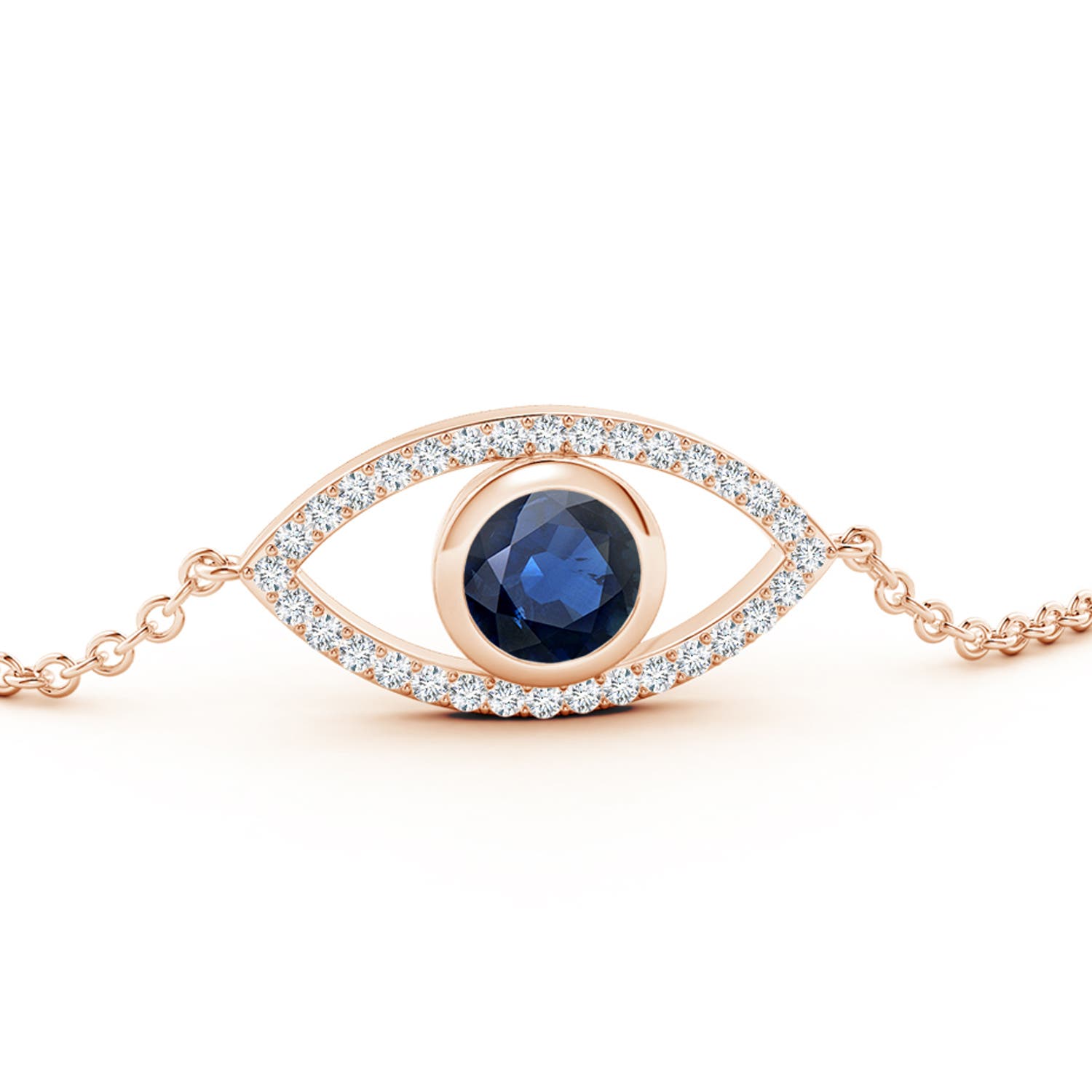 AA - Blue Sapphire / 1.29 CT / 14 KT Rose Gold