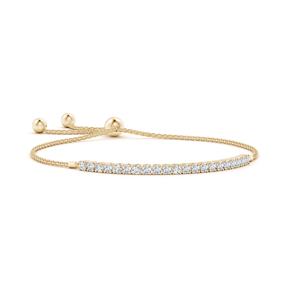 2.5mm GVS2 Diamond Tennis Bolo Bracelet in Yellow Gold