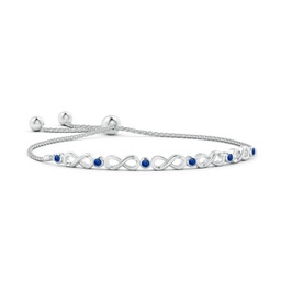 Blue Sapphire Adjustable Bracelets
