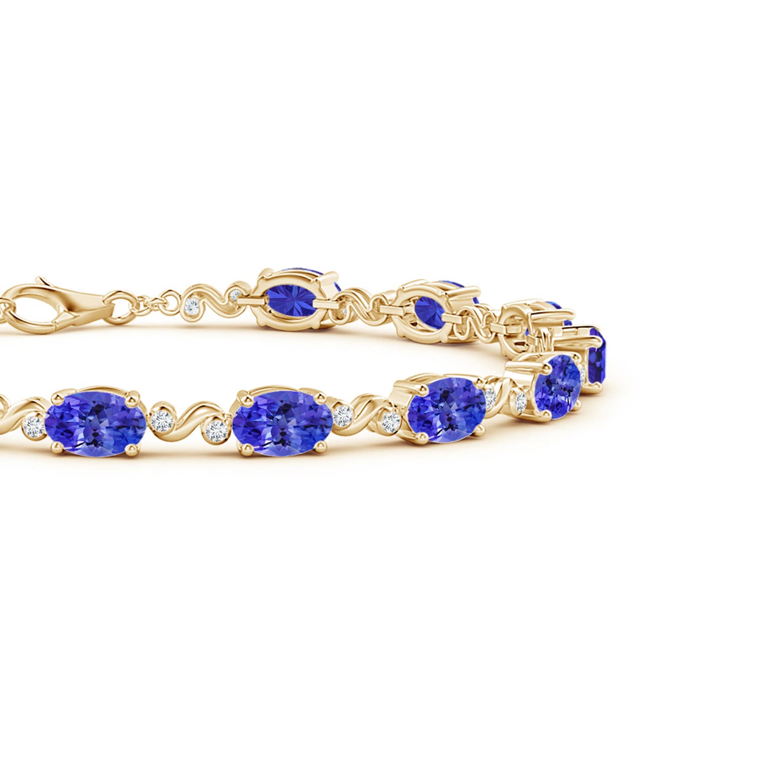 Tanzanite bracelet deals gold