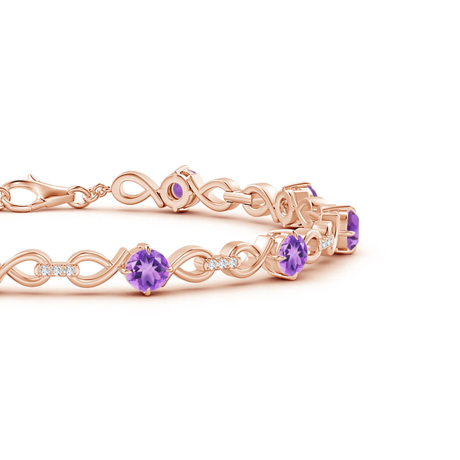 A - Amethyst / 2.65 CT / 14 KT Rose Gold