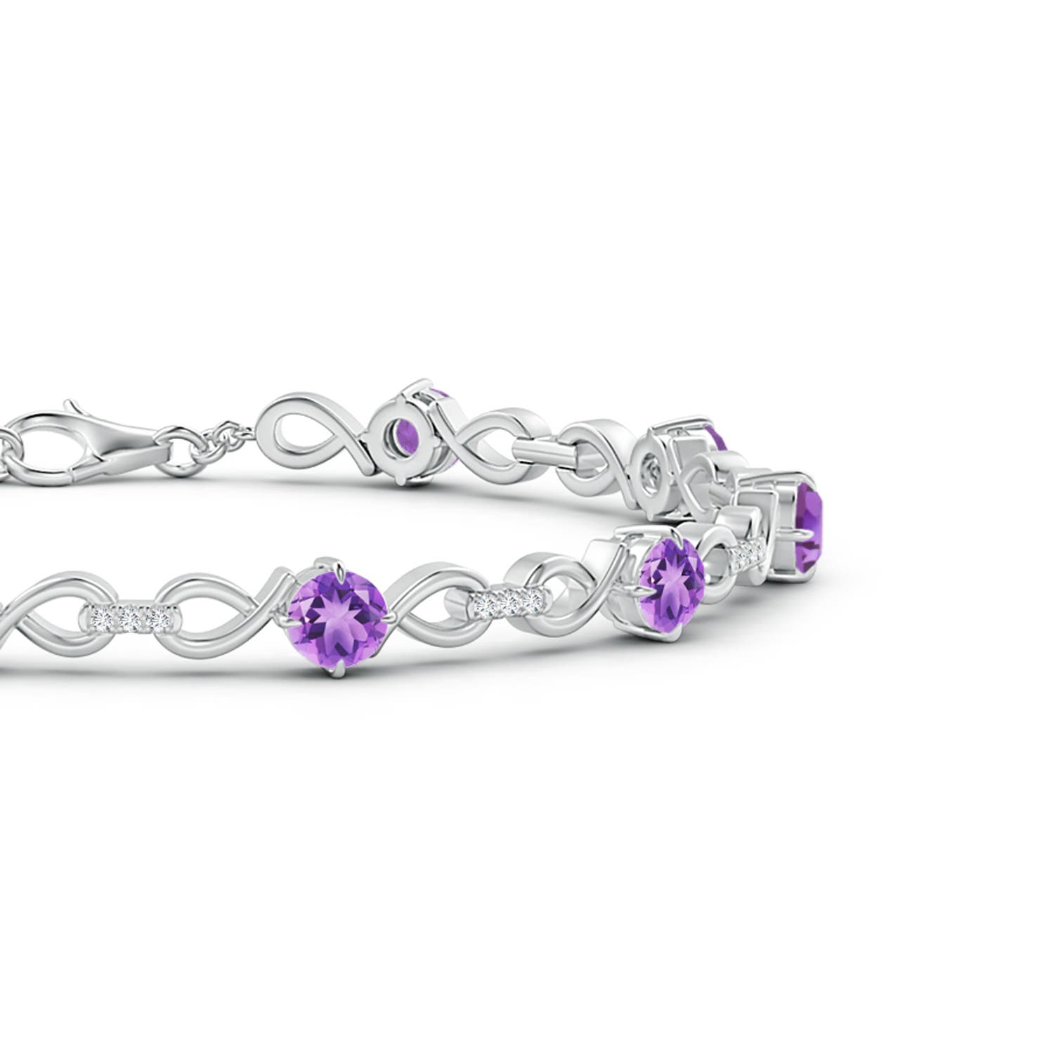 A - Amethyst / 2.65 CT / 14 KT White Gold