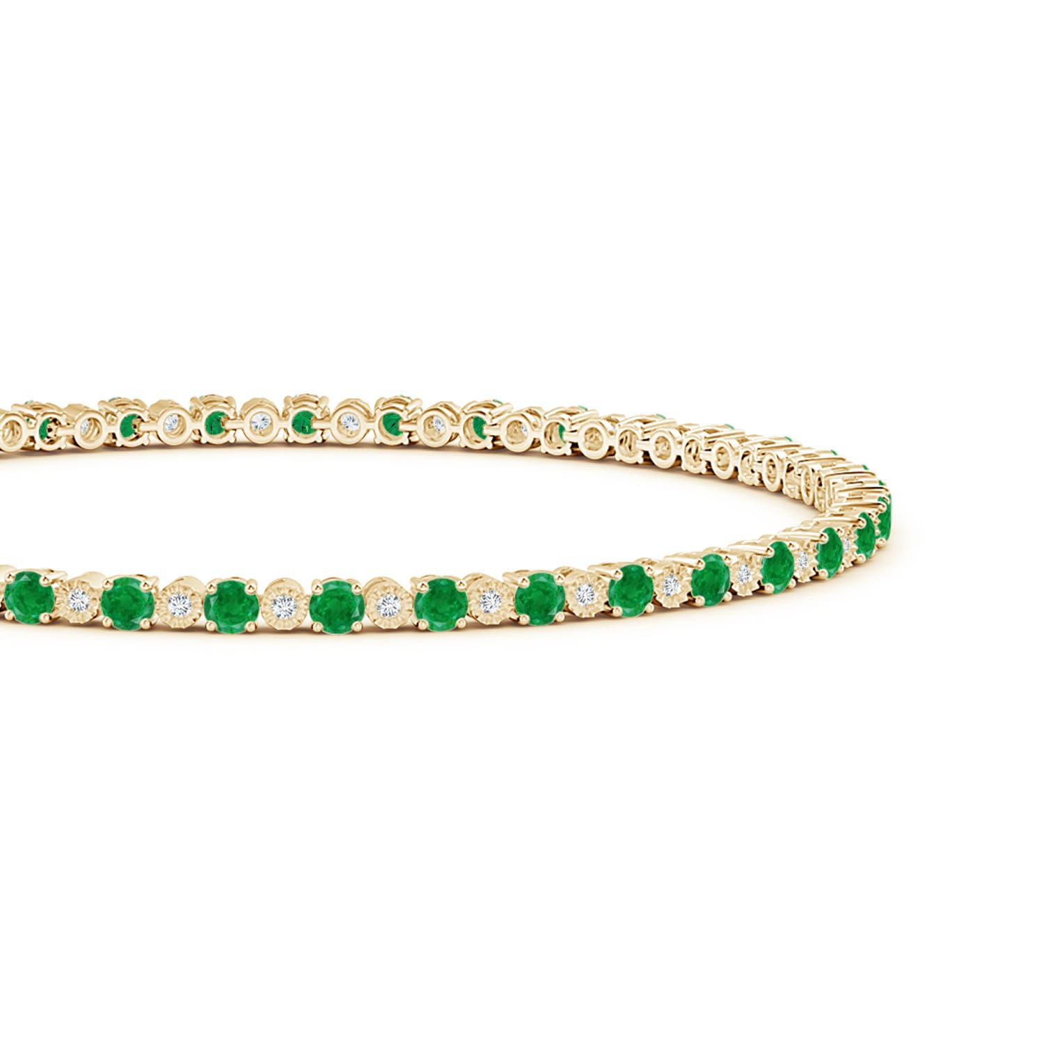 AA - Emerald / 4.7 CT / 14 KT Yellow Gold