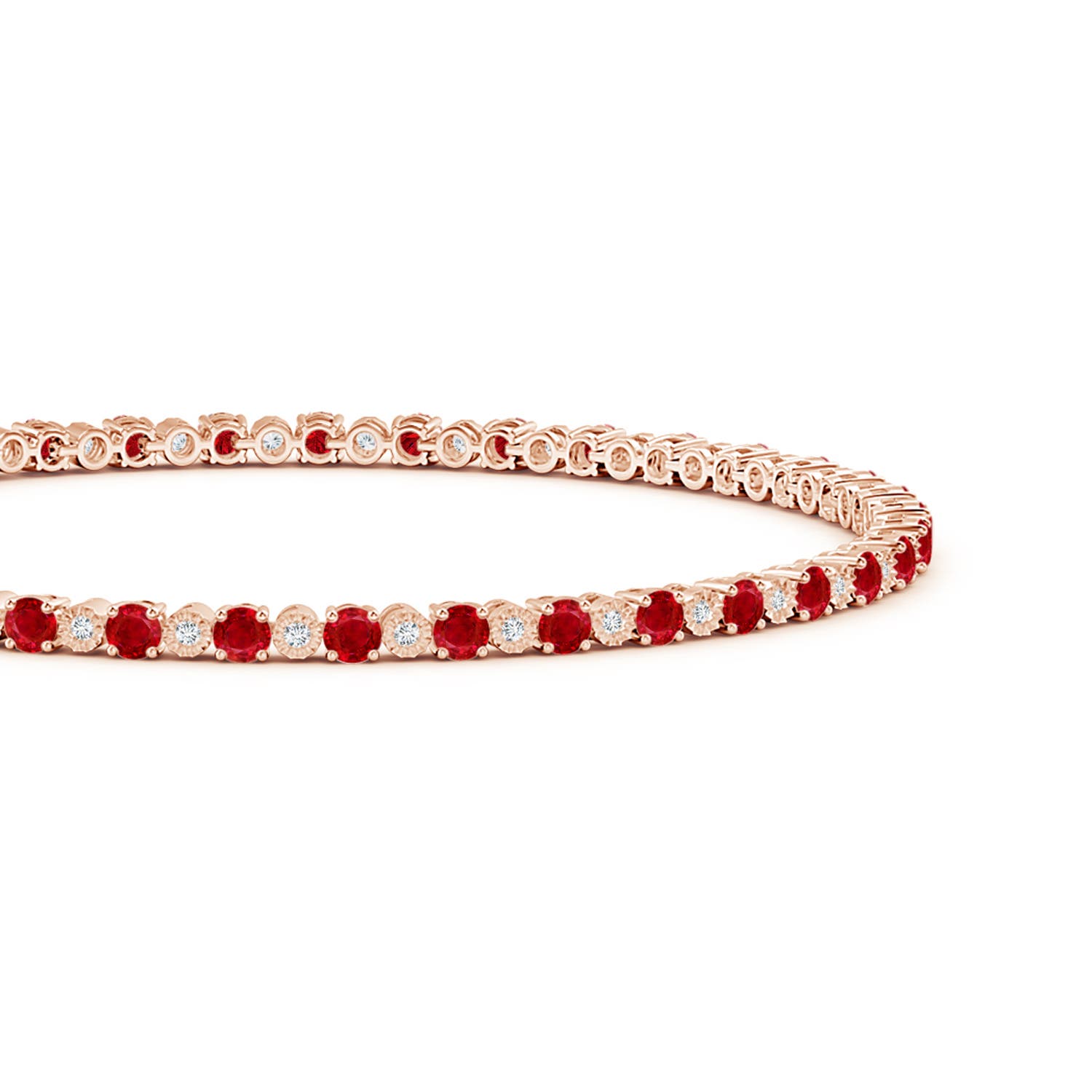 AAA - Ruby / 5.46 CT / 14 KT Rose Gold