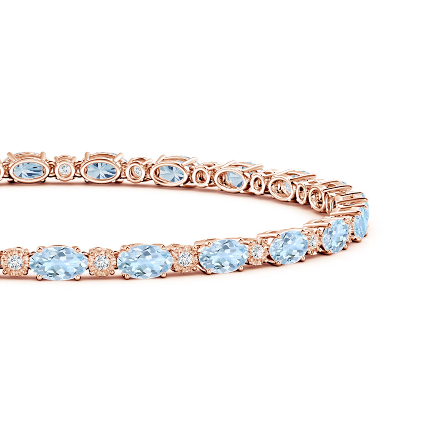 AA - Aquamarine / 4.92 CT / 14 KT Rose Gold