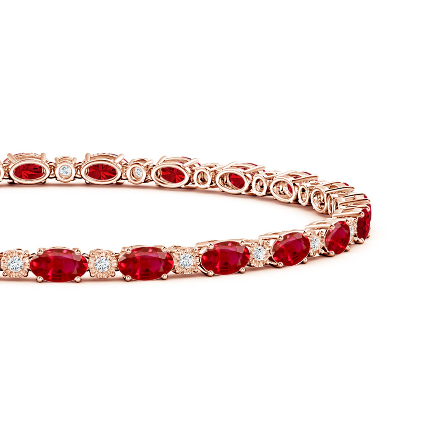 AAA - Ruby / 6.07 CT / 14 KT Rose Gold