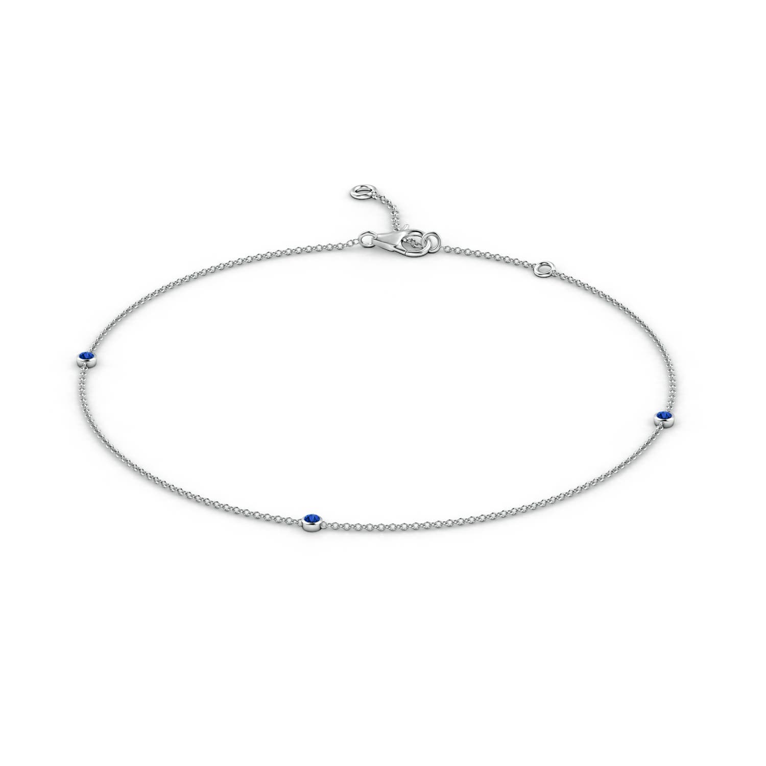 Blue sapphire deals ankle bracelet