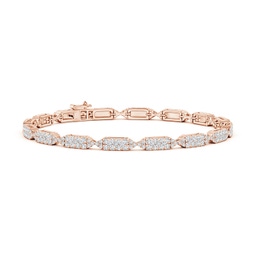 Stackables Rose Gold Diamond Bracelets