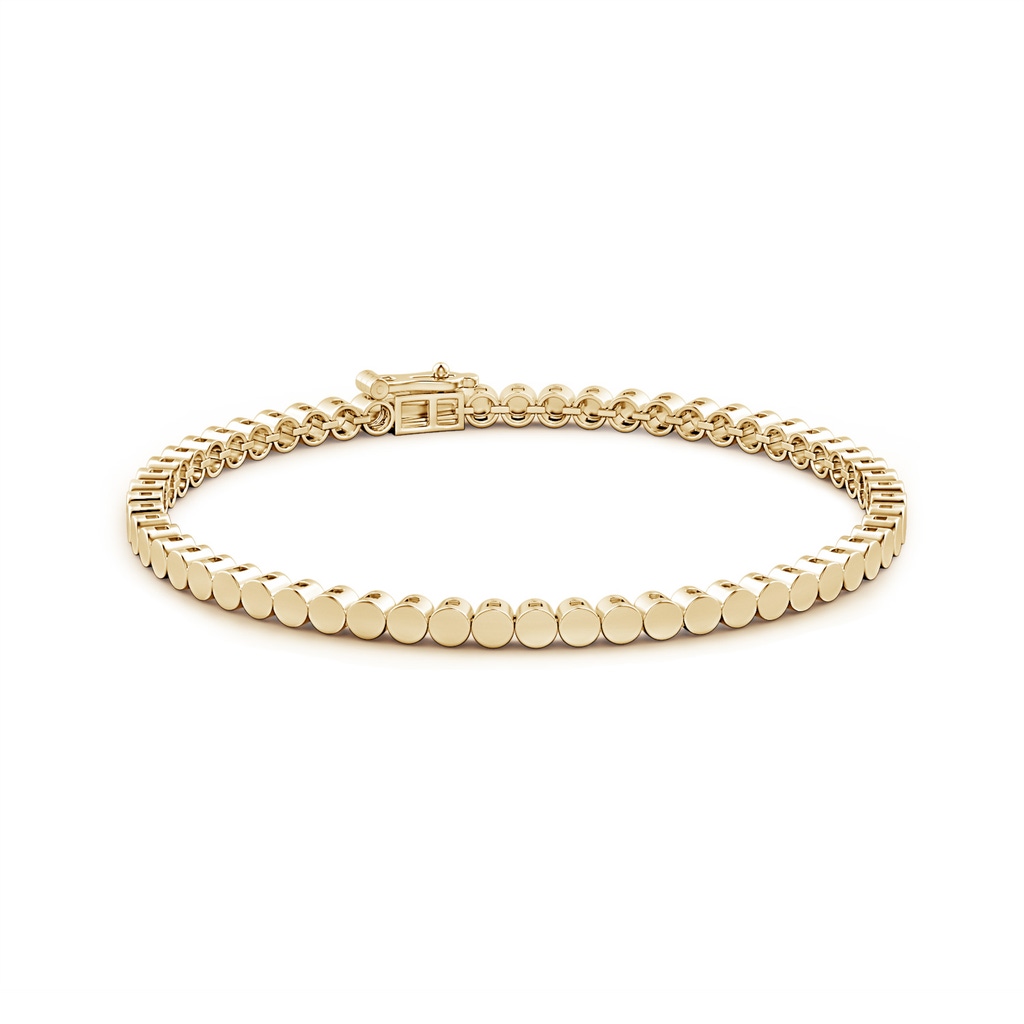 Bracelet Catch 70 Classic Linked Circle Bracelet in Yellow Gold Side 1