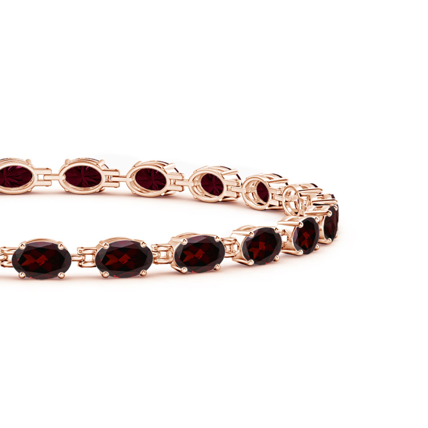 A - Garnet / 12.65 CT / 14 KT Rose Gold