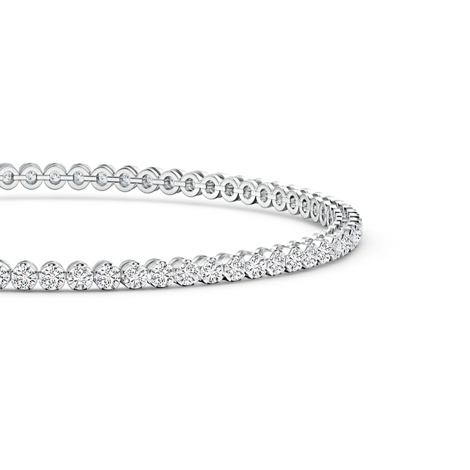 1.5mm HSI2 Classic Round Diamond Tennis Bracelet in White Gold side 199