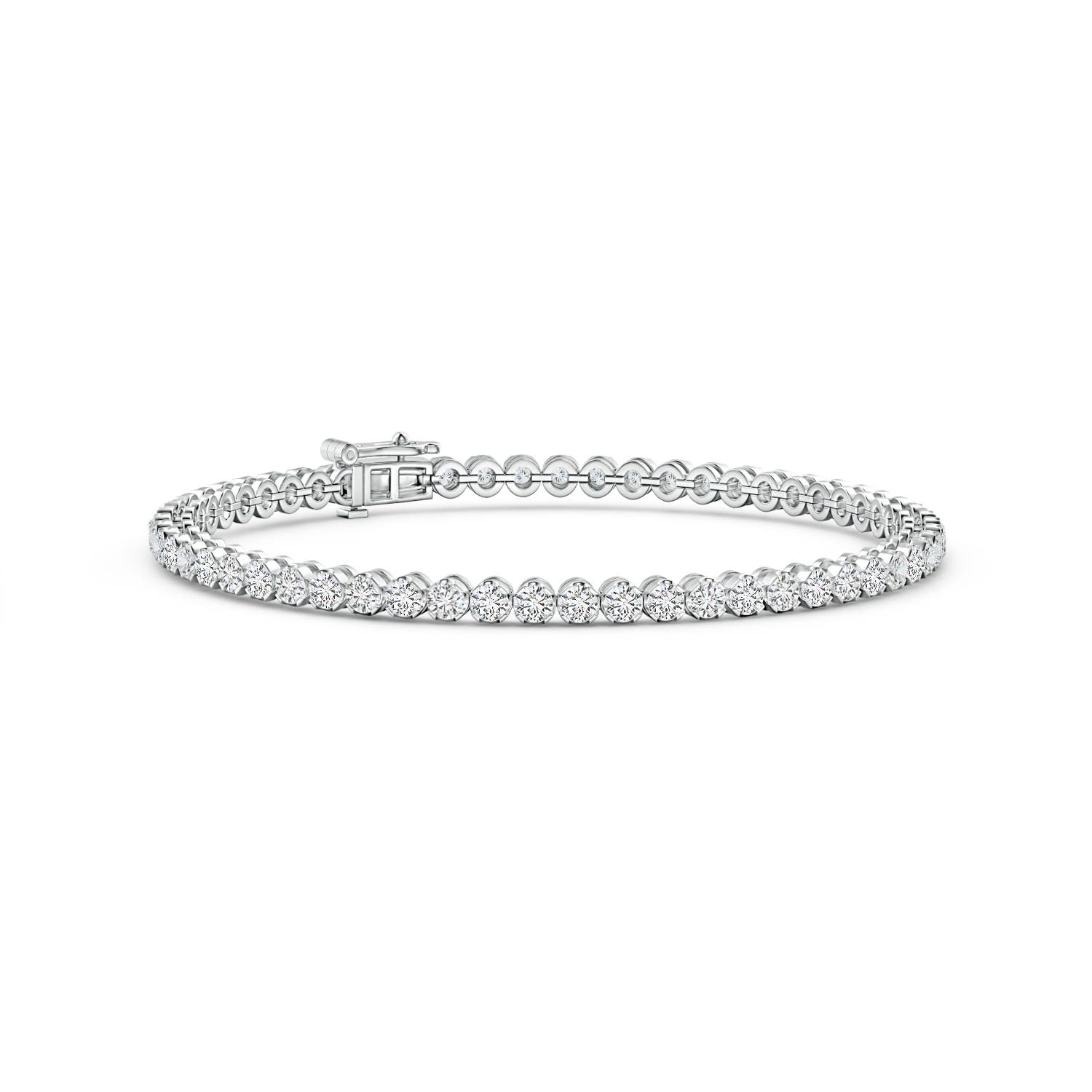 Classic Round Diamond Tennis Bracelet | Angara