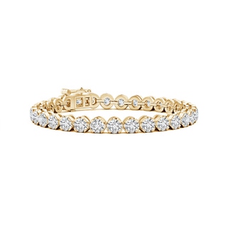 4.5mm HSI2 Classic Round Diamond Tennis Bracelet in 9K Yellow Gold