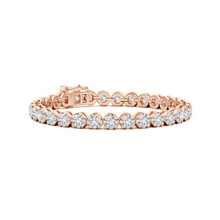 4.5mm HSI2 Classic Round Diamond Tennis Bracelet in Rose Gold