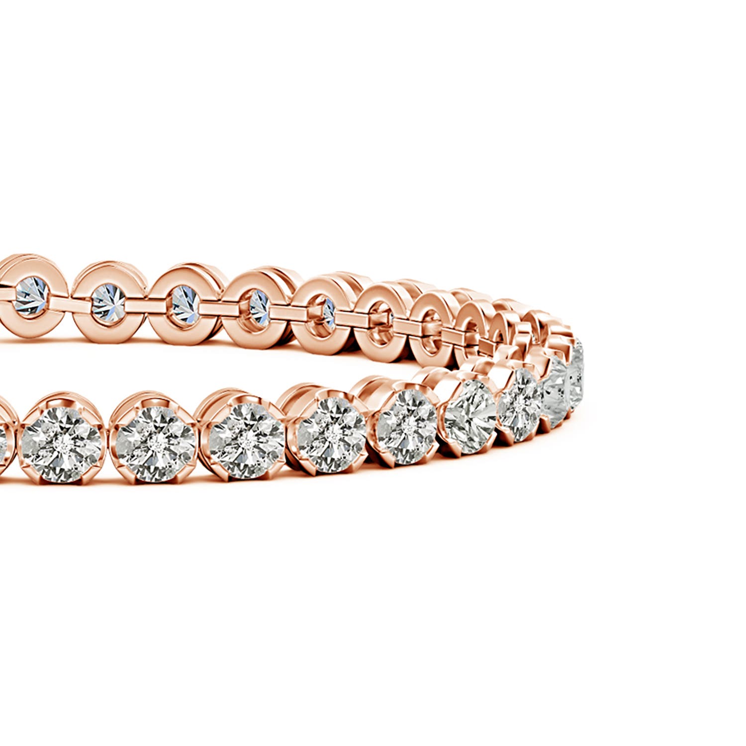 K, I3 / 7.82 CT / 14 KT Rose Gold