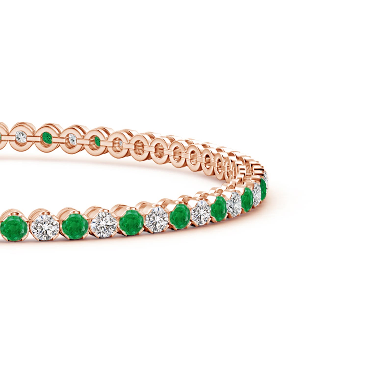 AA - Emerald / 2.32 CT / 14 KT Rose Gold