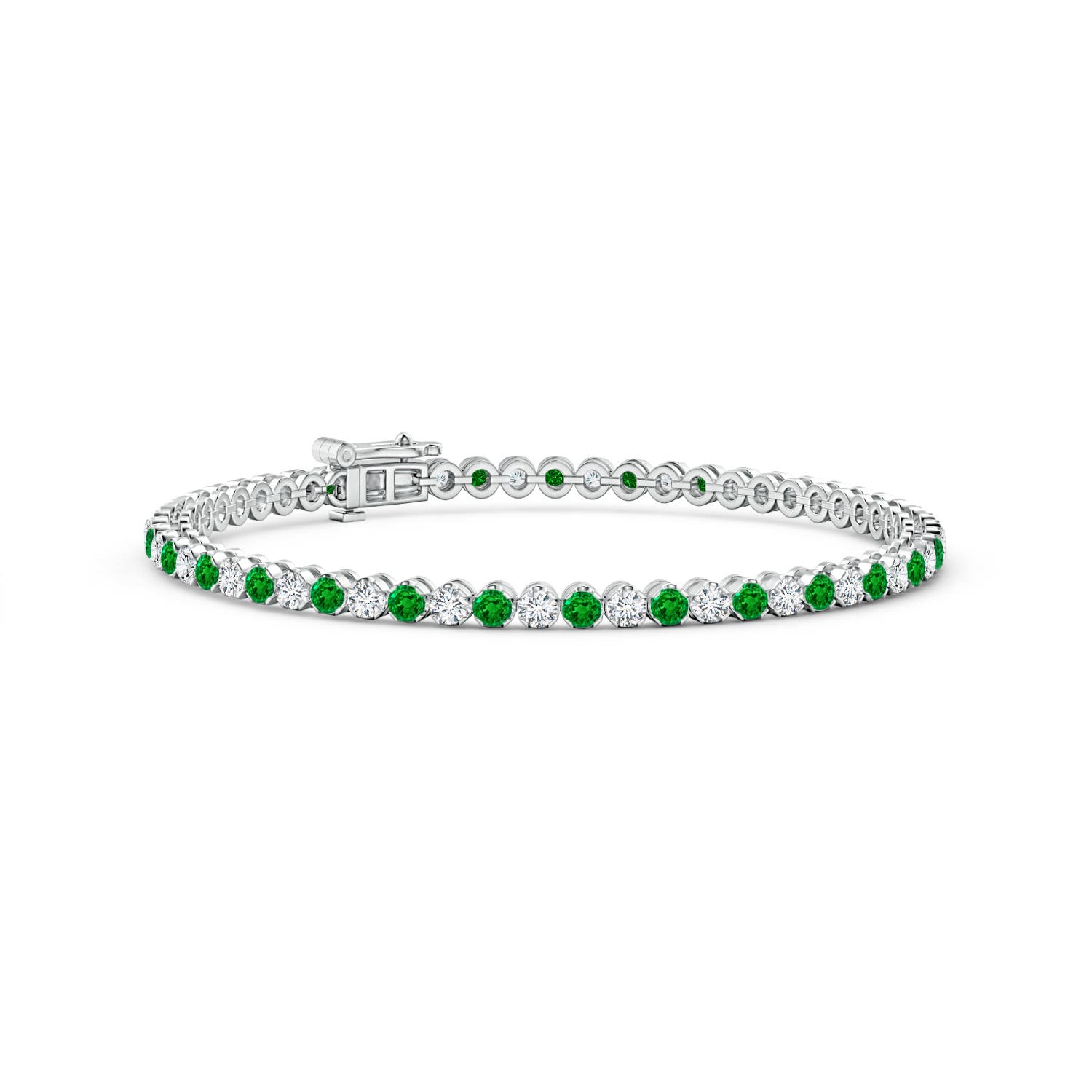 AAAA - Emerald / 2.32 CT / 14 KT White Gold