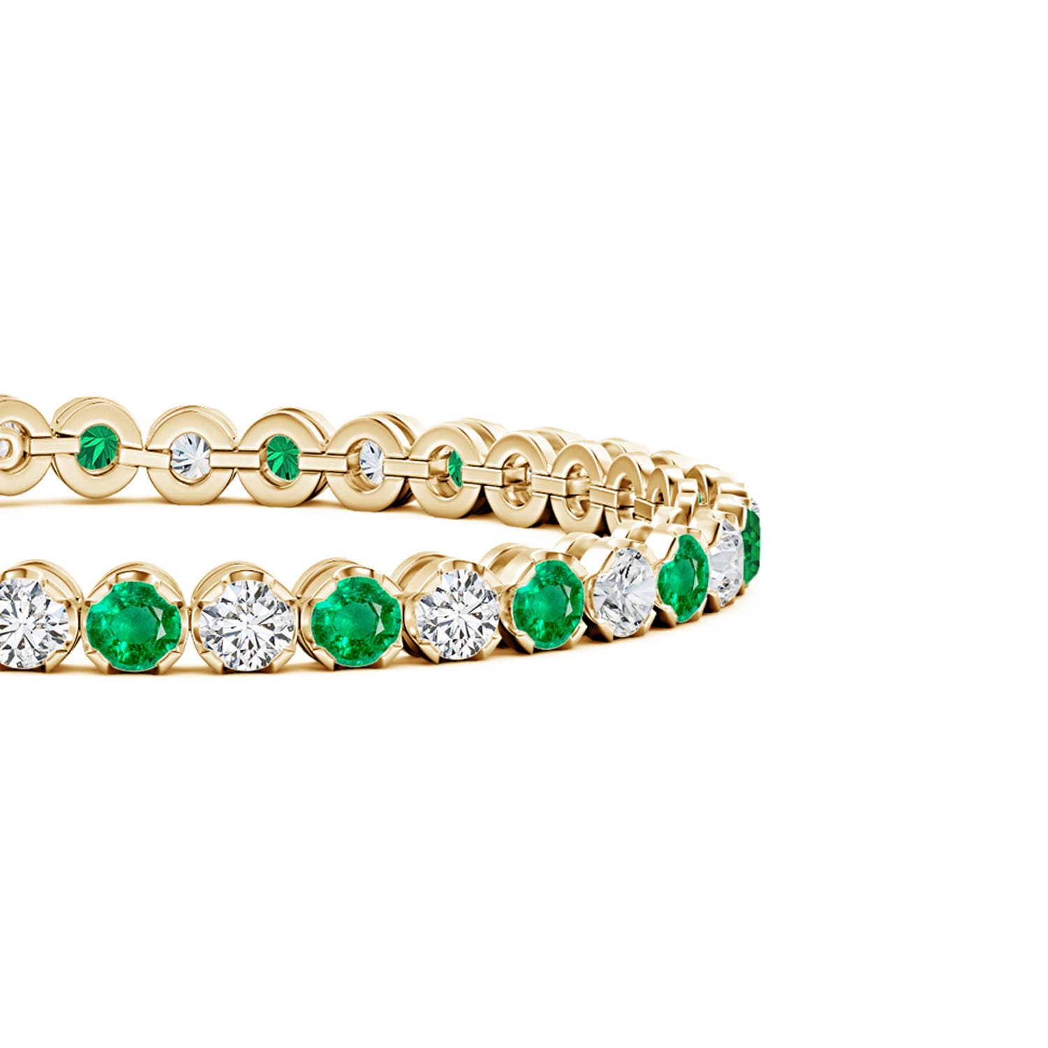 AAA - Emerald / 7.99 CT / 14 KT Yellow Gold