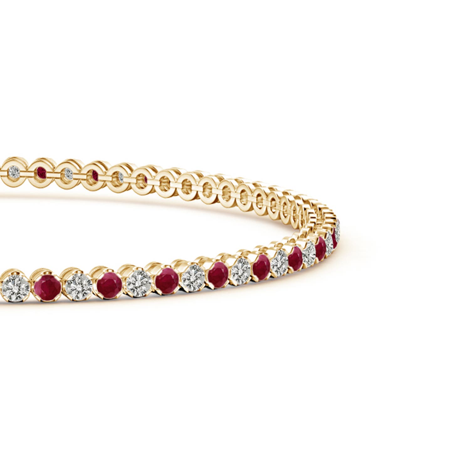 A - Ruby / 1.58 CT / 14 KT Yellow Gold