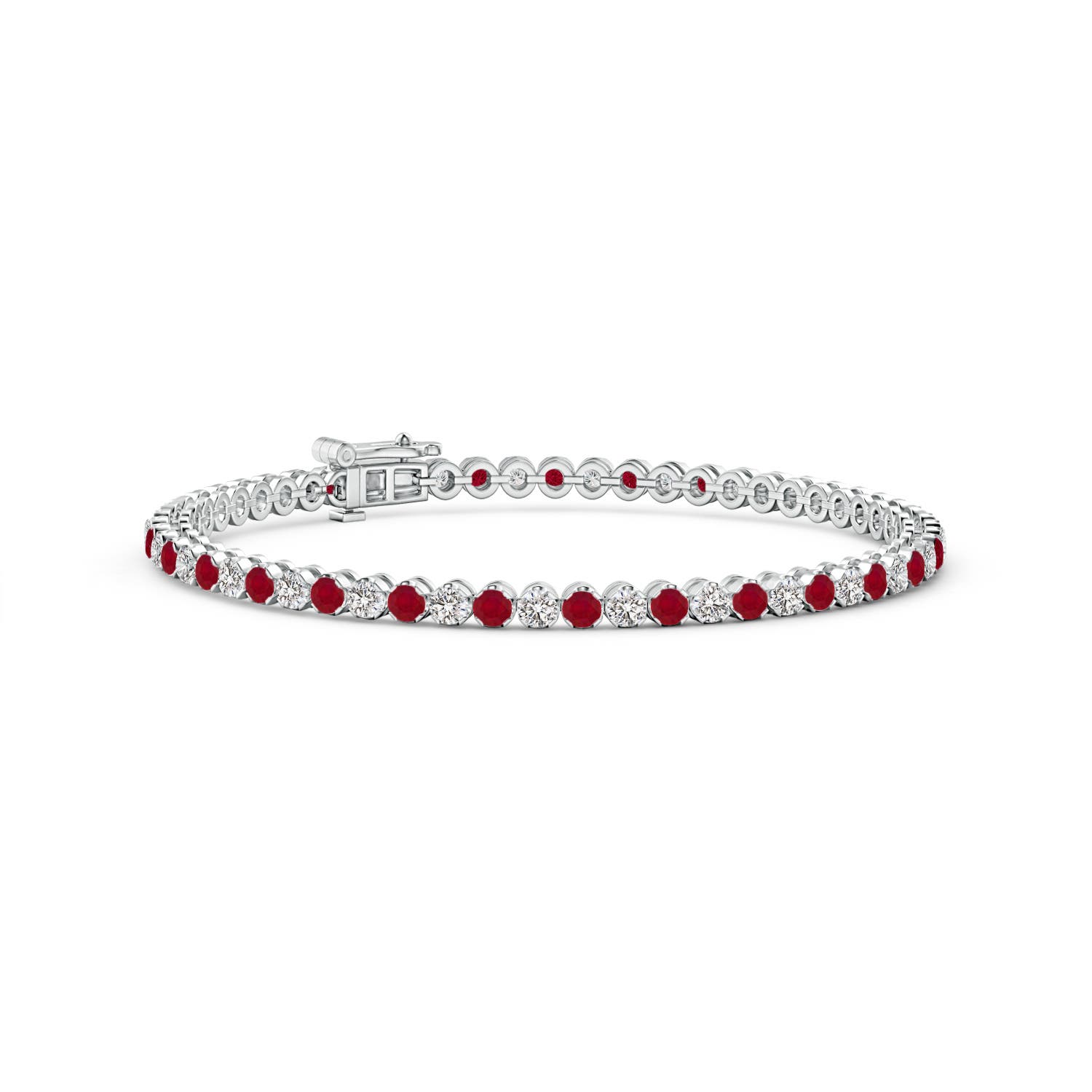 AA - Ruby / 2.47 CT / 14 KT White Gold