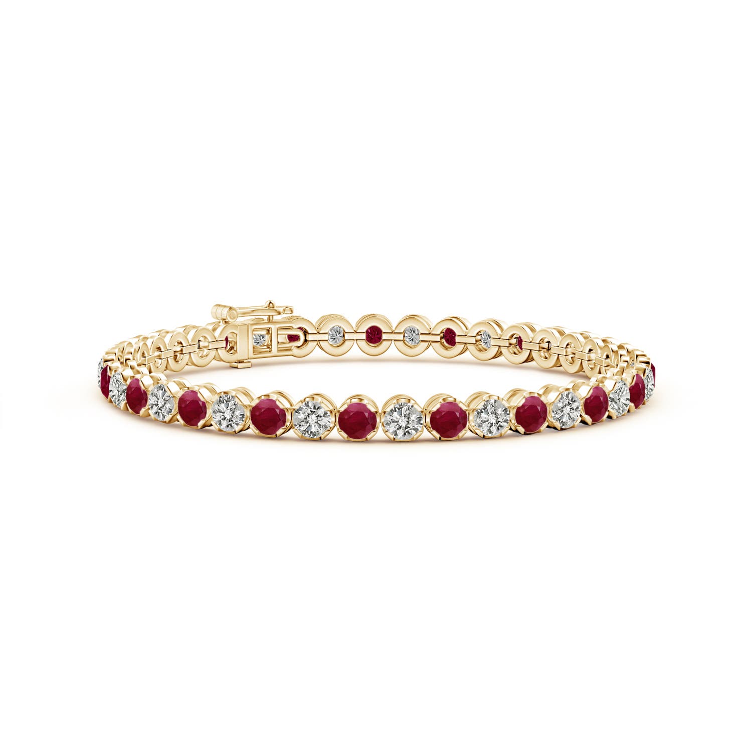 A - Ruby / 7.78 CT / 14 KT Yellow Gold