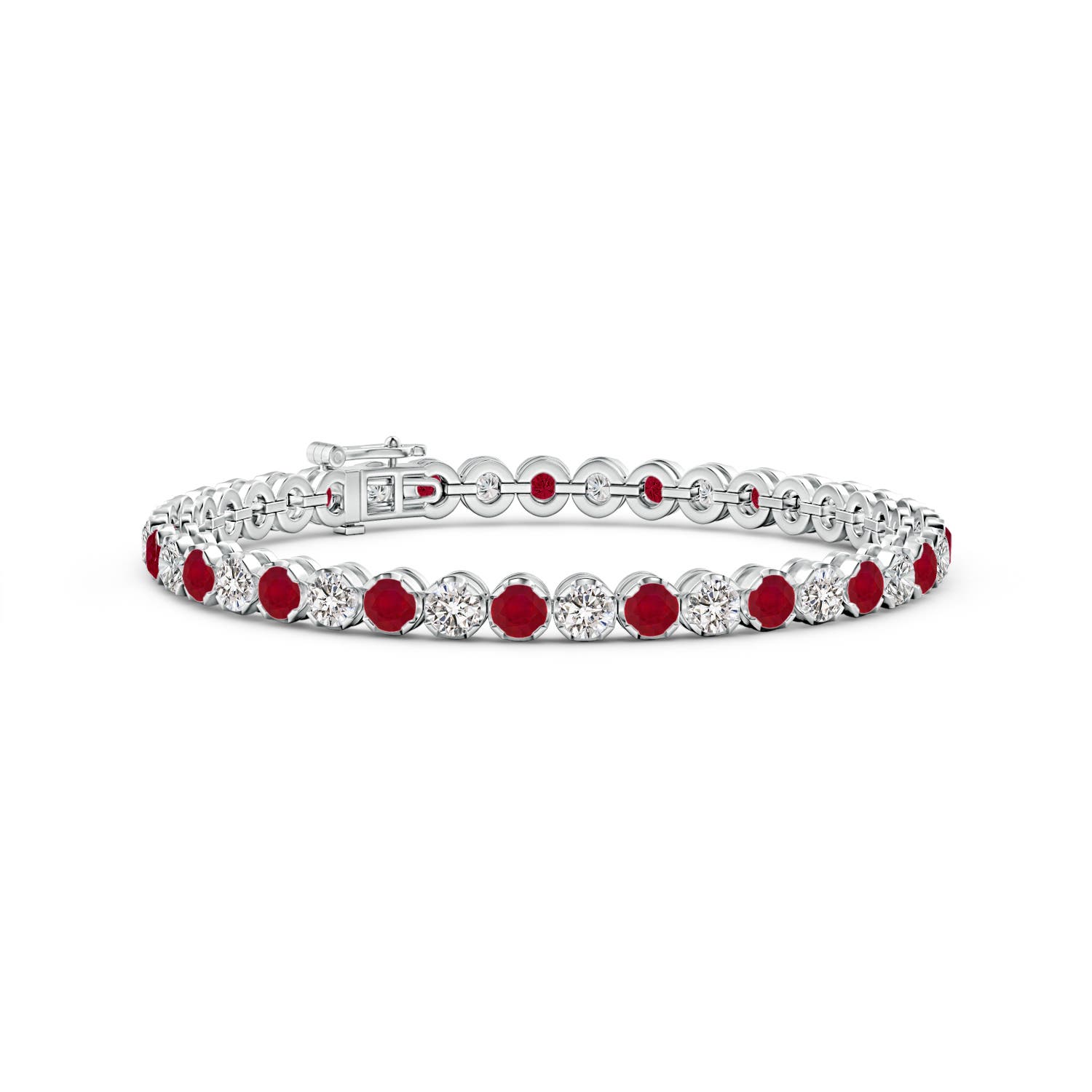 AA - Ruby / 7.78 CT / 14 KT White Gold