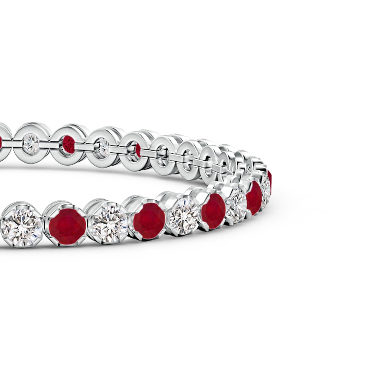 AA - Ruby / 7.78 CT / 14 KT White Gold